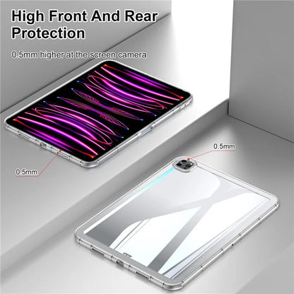 For iPad Pro 11 (2024) Case Transparent TPU Anti-Scratch Tablet Cover