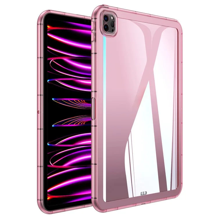 For iPad Pro 11 (2024) Case Transparent TPU Anti-Scratch Tablet Cover