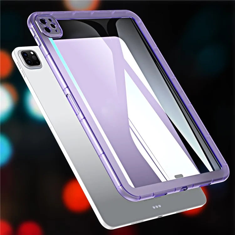 For iPad Pro 11 (2024) Case Transparent TPU Anti-Scratch Tablet Cover