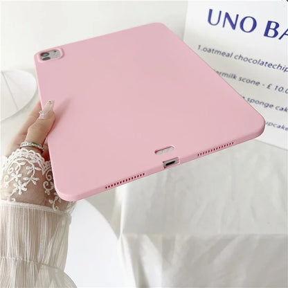For iPad Pro 13 (2024) Case Skin-Touch TPU Anti-Scratch Tablet Cover
