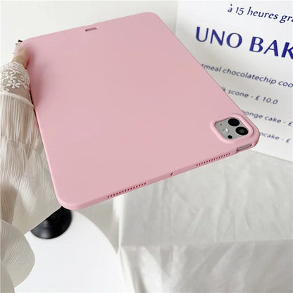 For iPad Pro 13 (2024) Case Skin-Touch TPU Anti-Scratch Tablet Cover