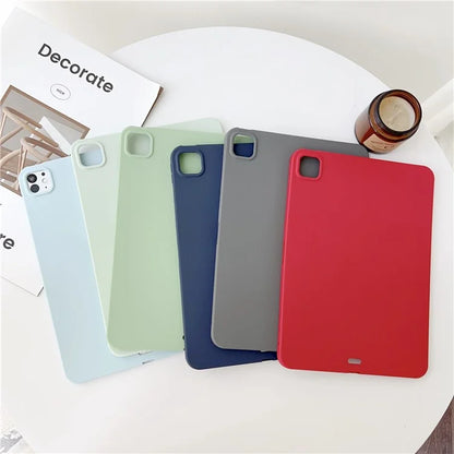 For iPad Pro 13 (2024) Case Skin-Touch TPU Anti-Scratch Tablet Cover
