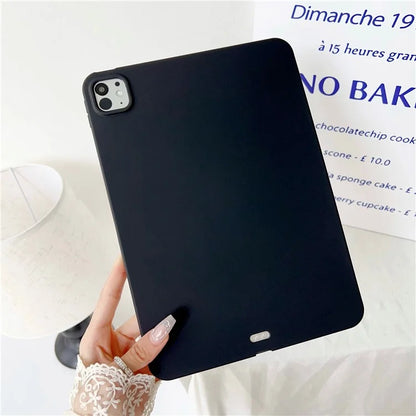 For iPad Pro 13 (2024) Case Skin-Touch TPU Anti-Scratch Tablet Cover