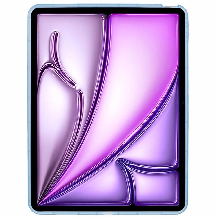 For iPad Air 13 (2024) Case Soft TPU Clear Transparent Back Tablet Cover