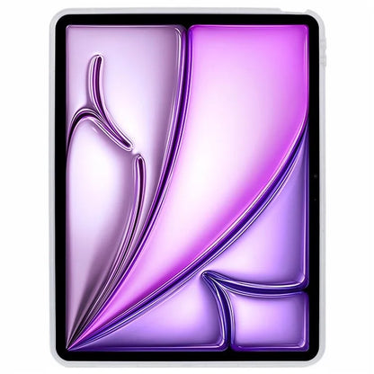 For iPad Air 13 (2024) Case Soft TPU Clear Transparent Back Tablet Cover