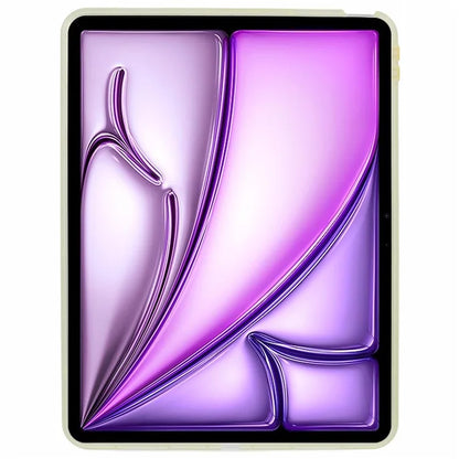 For iPad Air 13 (2024) Case Soft TPU Clear Transparent Back Tablet Cover