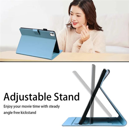 For iPad Pro 11 (2024) Stand Case Animal Pattern Leather Tablet Cover with Card Slots