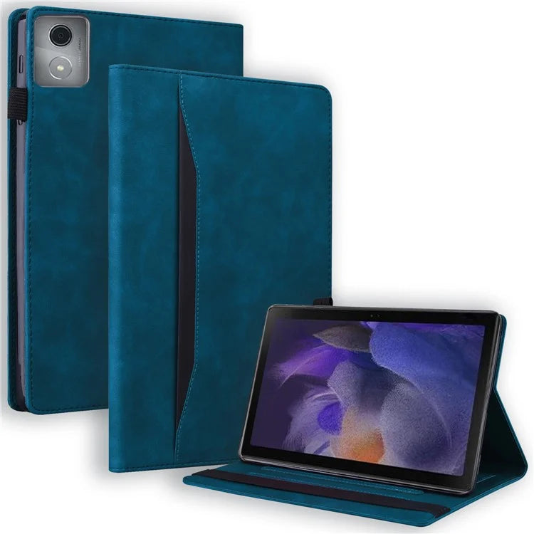 For Lenovo Tab M11 Plus / Tab K11 Plus Case PU Leather Tablet Cover Card Holder Multi-Angle Stand