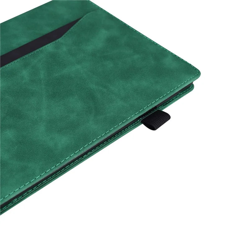 For Lenovo Tab M11 Plus / Tab K11 Plus Case PU Leather Tablet Cover Card Holder Multi-Angle Stand