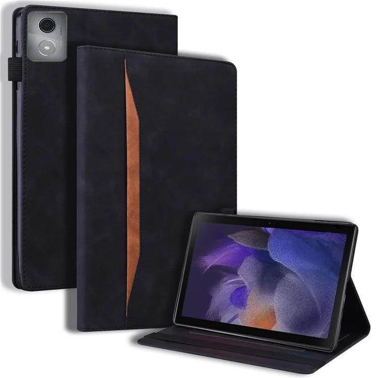 For Lenovo Tab M11 Plus / Tab K11 Plus Case PU Leather Tablet Cover Card Holder Multi-Angle Stand