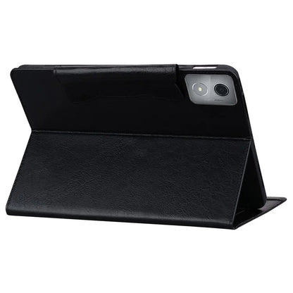 For Lenovo Tab M11 Plus / Tab K11 Plus Case Stand PU Leather Tablet Cover Cat Buckle Closure