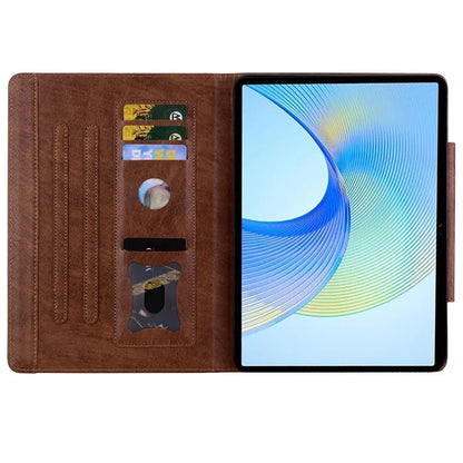 For Lenovo Tab M11 Plus / Tab K11 Plus Case Stand PU Leather Tablet Cover Cat Buckle Closure
