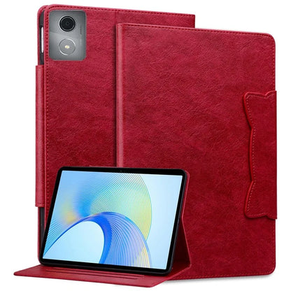 For Lenovo Tab M11 Plus / Tab K11 Plus Case Stand PU Leather Tablet Cover Cat Buckle Closure