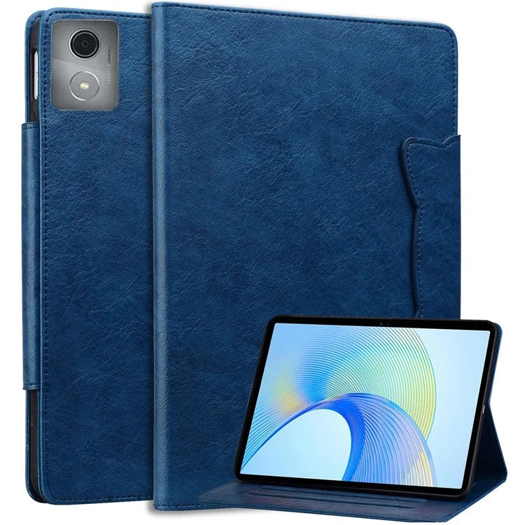 For Lenovo Tab M11 Plus / Tab K11 Plus Case Stand PU Leather Tablet Cover Cat Buckle Closure