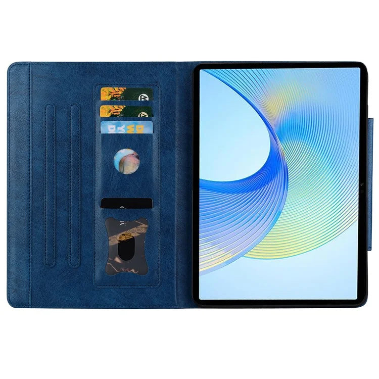 For Lenovo Tab M11 Plus / Tab K11 Plus Case Stand PU Leather Tablet Cover Cat Buckle Closure