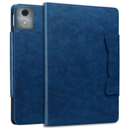 For Lenovo Tab M11 Plus / Tab K11 Plus Case Stand PU Leather Tablet Cover Cat Buckle Closure
