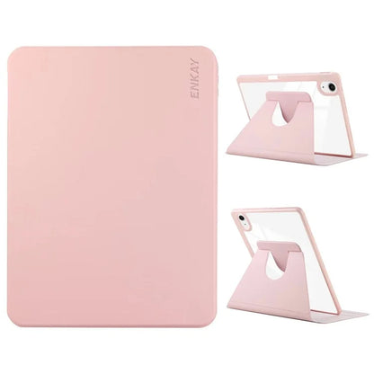ENKAY HAT PRINCE For iPad Air 13 (2024) Stand Case Acrylic+PU Tablet Cover Auto Wake / Sleep