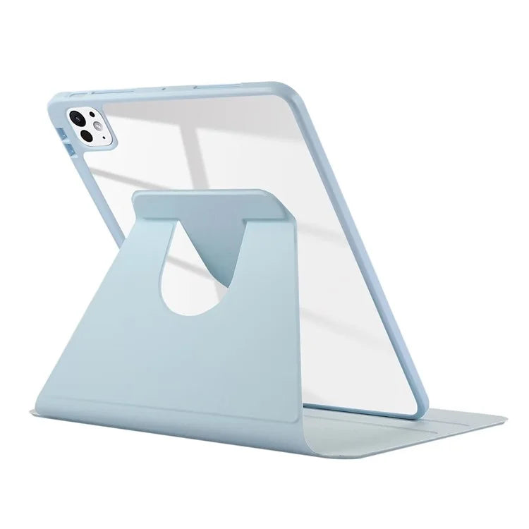 ENKAY HAT PRINCE For iPad Pro 13 (2024) Tablet Case Acrylic+PU Leather Flip Cover Auto Wake / Sleep
