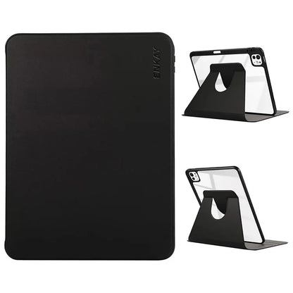 ENKAY HAT PRINCE For iPad Pro 13 (2024) Tablet Case Acrylic+PU Leather Flip Cover Auto Wake / Sleep
