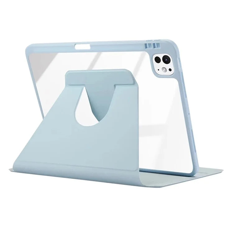 ENKAY HAT PRINCE For iPad Pro 13 (2024) Tablet Case Acrylic+PU Leather Flip Cover Auto Wake / Sleep