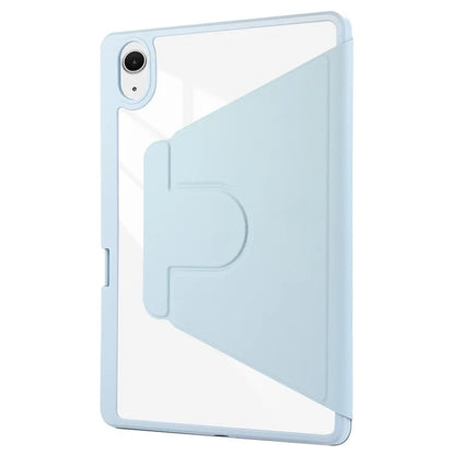 ENKAY HAT PRINCE For iPad Air 11 (2024) Case Auto Wake / Sleep Acrylic Clear Back Leather Tablet Cover