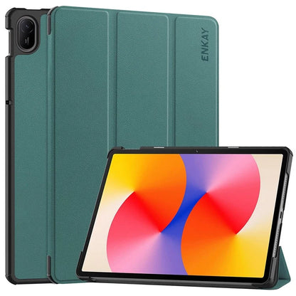 ENKAY HAT PRINCE For Huawei MatePad SE 11 Case PU Leather+PC Trifold Stand Tablet Cover