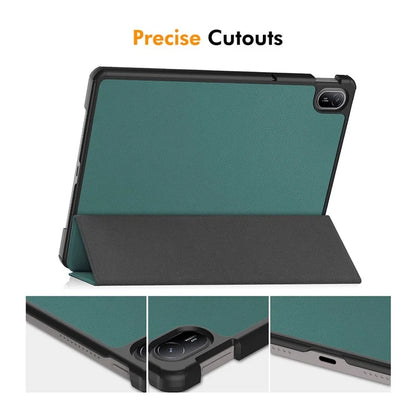 ENKAY HAT PRINCE For Huawei MatePad SE 11 Case PU Leather+PC Trifold Stand Tablet Cover