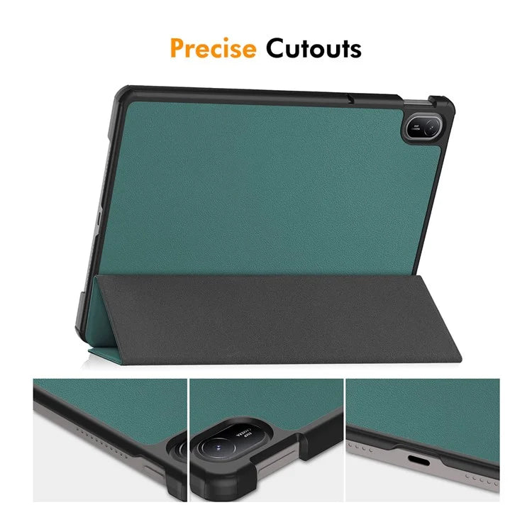 ENKAY HAT PRINCE For Huawei MatePad SE 11 Case PU Leather+PC Trifold Stand Tablet Cover