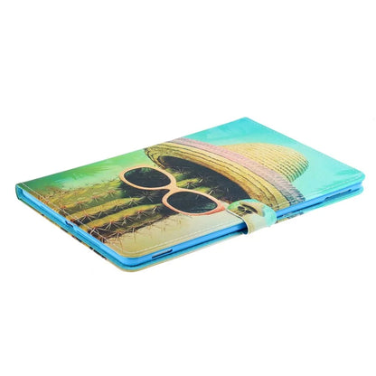 For iPad Pro 11 (2024) Case Pattern Printed Leather Tablet Cover Stand Pen Holder