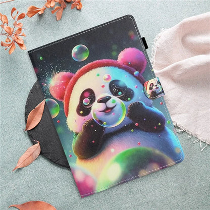 For iPad Pro 11 (2024) Case Pattern Portable Protective Folio Leather Tablet Cover Card Holder
