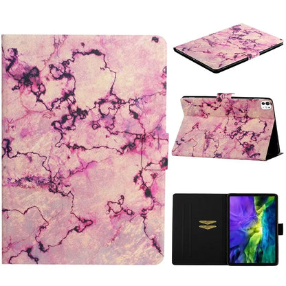 For iPad Pro 11 (2024) Case Pattern Printed Leather Stand Tablet Cover Card Holder