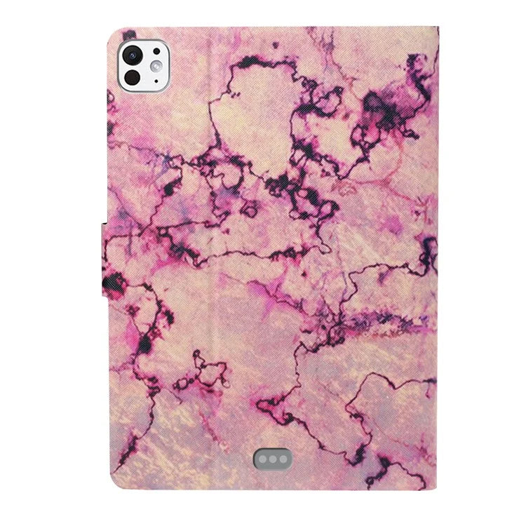 For iPad Pro 11 (2024) Case Pattern Printed Leather Stand Tablet Cover Card Holder