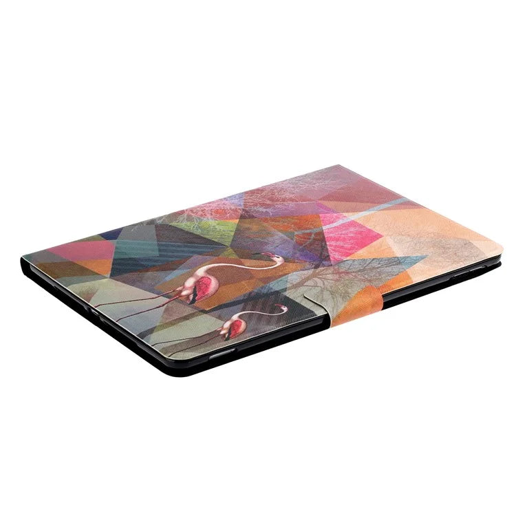For iPad Pro 11 (2024) Case Pattern Printed Leather Stand Tablet Cover Card Holder