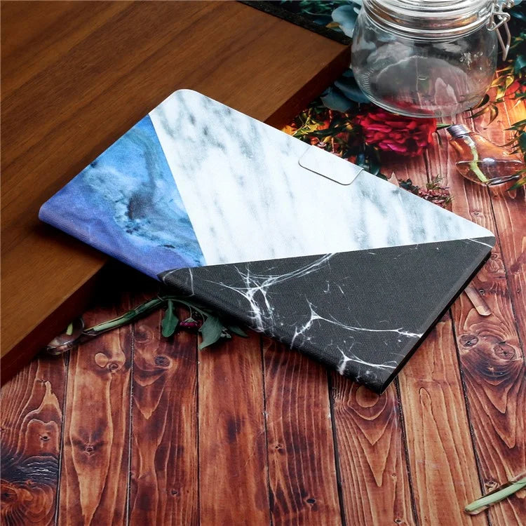 For iPad Pro 11 (2024) Case Pattern Printed Leather Stand Tablet Cover Card Holder