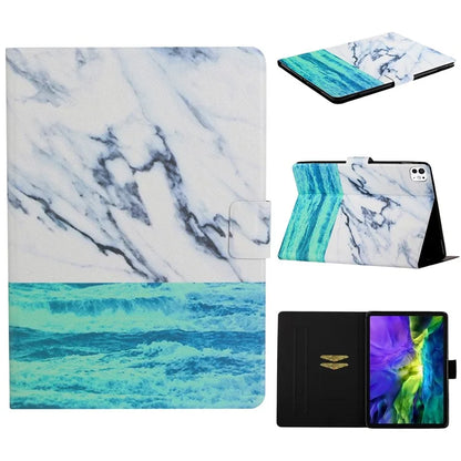 For iPad Pro 11 (2024) Case Pattern Printed Leather Stand Tablet Cover Card Holder