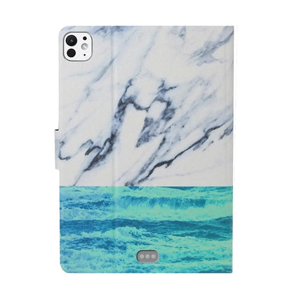 For iPad Pro 11 (2024) Case Pattern Printed Leather Stand Tablet Cover Card Holder