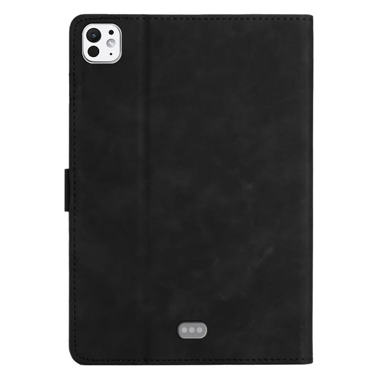 For iPad Pro 11 (2024) Case Butterfly Leather Folio Tablet Cover Auto Sleep / Wake
