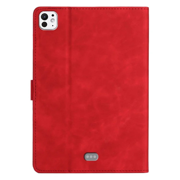 For iPad Pro 11 (2024) Case Butterfly Leather Folio Tablet Cover Auto Sleep / Wake