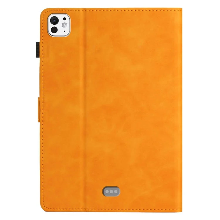 For iPad Pro 11 (2024) Case Butterfly Leather Folio Tablet Cover Auto Sleep / Wake