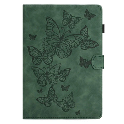 For iPad Pro 11 (2024) Case Butterfly Leather Folio Tablet Cover Auto Sleep / Wake