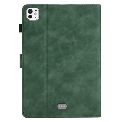 For iPad Pro 11 (2024) Case Butterfly Leather Folio Tablet Cover Auto Sleep / Wake