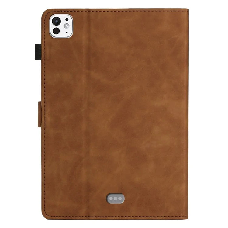 For iPad Pro 11 (2024) Case Butterfly Leather Folio Tablet Cover Auto Sleep / Wake