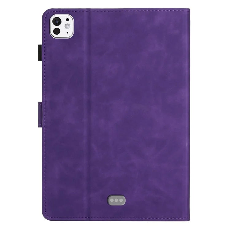 For iPad Pro 11 (2024) Case Butterfly Leather Folio Tablet Cover Auto Sleep / Wake