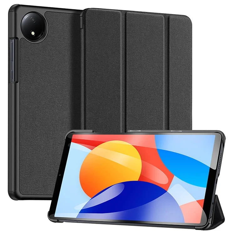 DUX DUCIS Domo Series for Xiaomi Redmi Pad SE 4G 8.7 inch Case Tri-Fold Stand Tablet Leather Cover