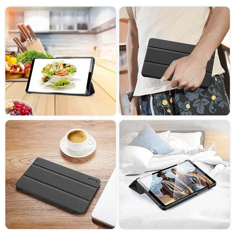 DUX DUCIS Domo Series for Xiaomi Redmi Pad SE 4G 8.7 inch Case Tri-Fold Stand Tablet Leather Cover