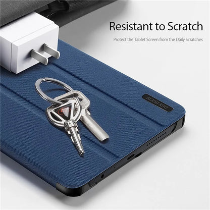 DUX DUCIS Domo Series for Xiaomi Redmi Pad SE 4G 8.7 inch Case Tri-Fold Stand Tablet Leather Cover