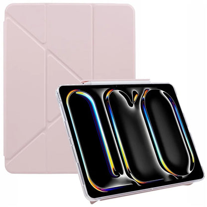 MUTURAL For iPad Pro 13 (2024) Case Origami Stand Leather Smart Tablet Cover Retractable Pen Slot