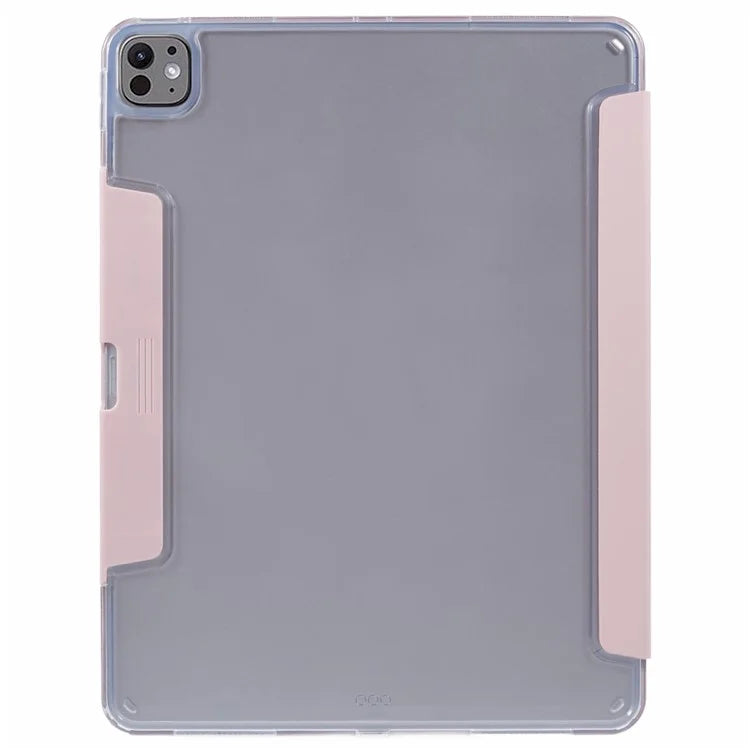 MUTURAL For iPad Pro 13 (2024) Case Origami Stand Leather Smart Tablet Cover Retractable Pen Slot