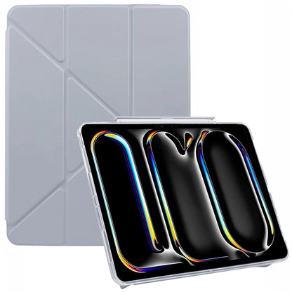 MUTURAL For iPad Pro 13 (2024) Case Origami Stand Leather Smart Tablet Cover Retractable Pen Slot