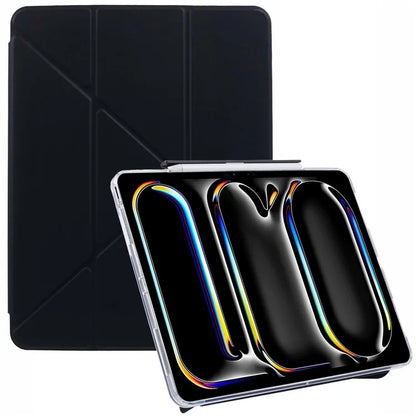 MUTURAL For iPad Pro 13 (2024) Case Origami Stand Leather Smart Tablet Cover Retractable Pen Slot